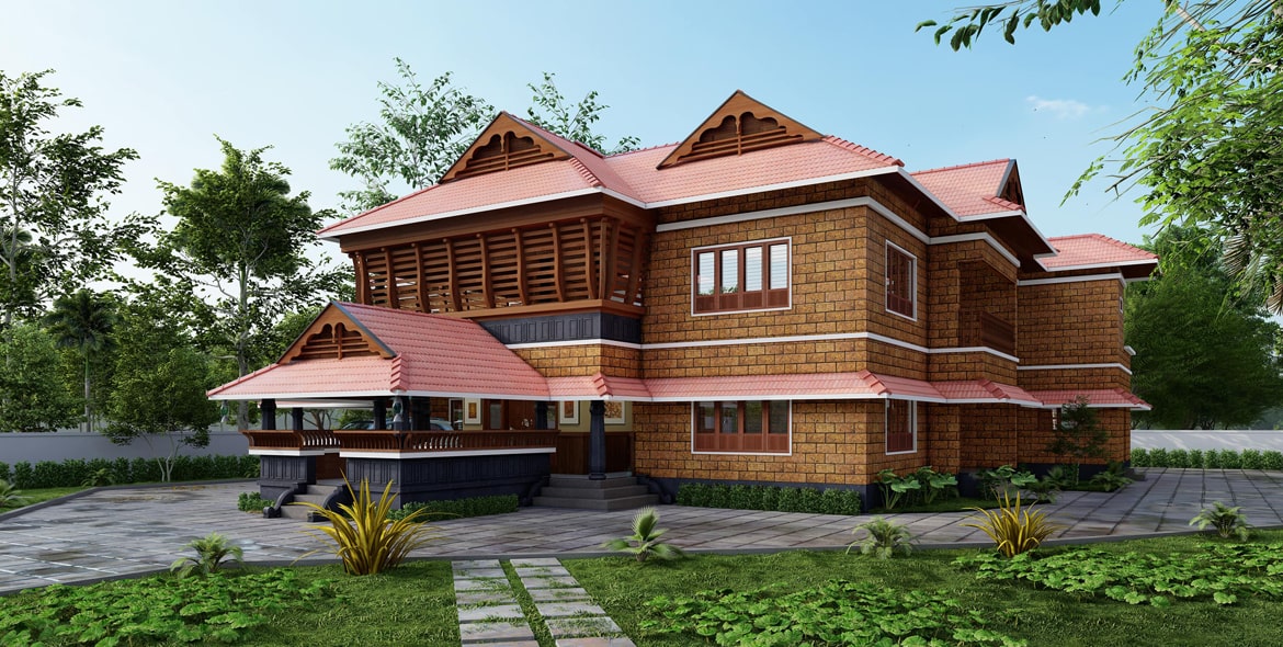 Naalukettu House in Kerala - interio designing lavorofeliz bangalore kanhangad