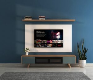 TV unit design by lavorofeliz interiors bangalore